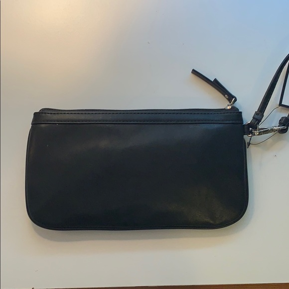 Black Nine West studded clutch. - Picture 3 of 3